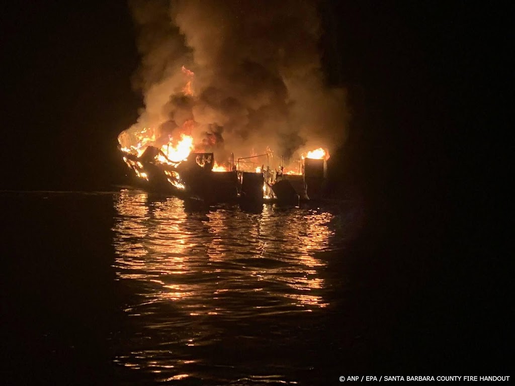 Celstraf voor kapitein na dodelijke brand op schip in Californië