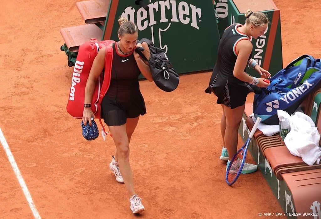 Titelfavoriet Sabalenka strandt in kwartfinale Roland Garros