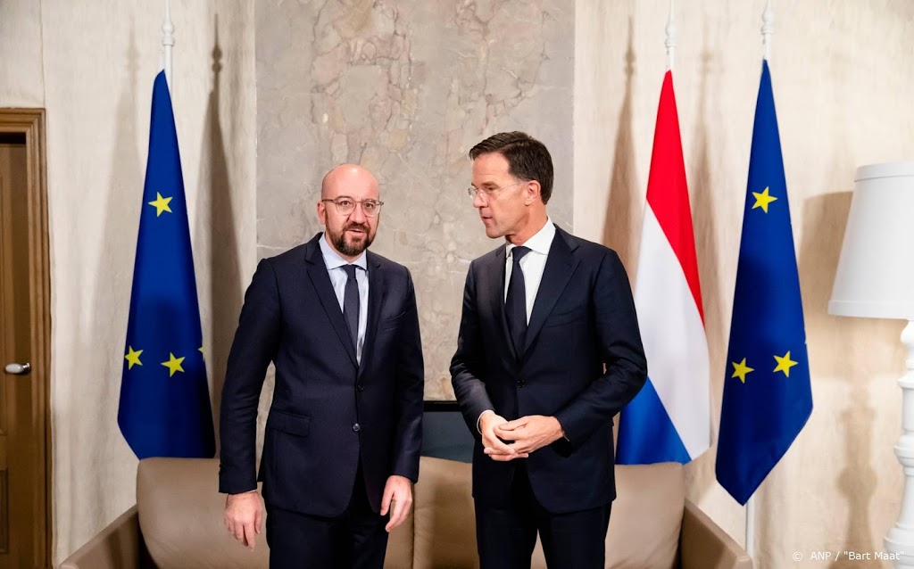 Rutte praat op Catshuis over fonds met EU-president Michel