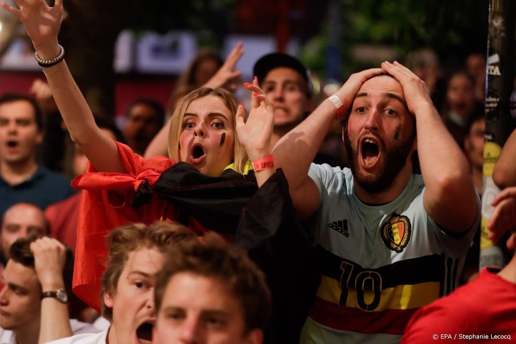 Rellen in Brussel na uitschakeling 'Rode Duivels'
