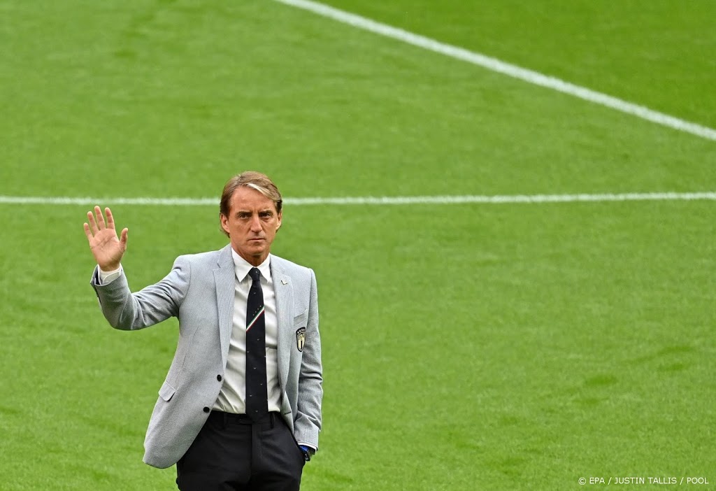 Italiaanse bondscoach Mancini trots na zege op België