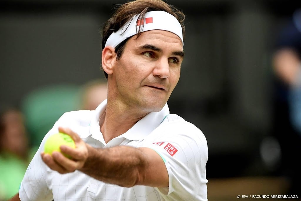 Federer verslaat Britse hoop Norrie in vier sets op Wimbledon
