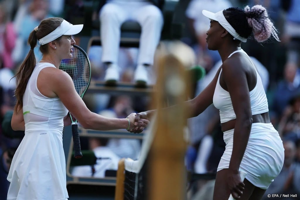 Svitolina verslaat Venus Williams op Centre Court Wimbledon