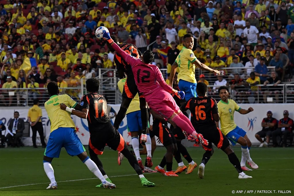 Ook Brazilië wint niet van Colombia en mist groepswinst