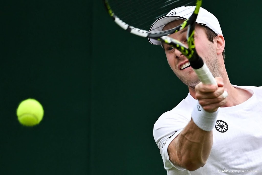 Van de Zandschulp verliest in drie sets in tweede ronde Wimbledon