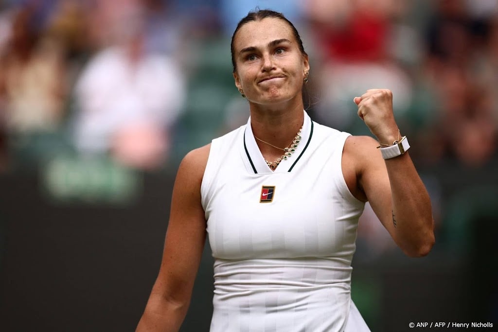 Sabalenka verslaat Ostapenko en bereikt vierde ronde Wimbledon