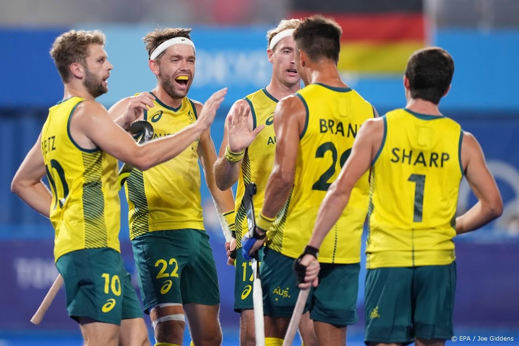 Hockeyers Australië naar olympische finale tegen België   