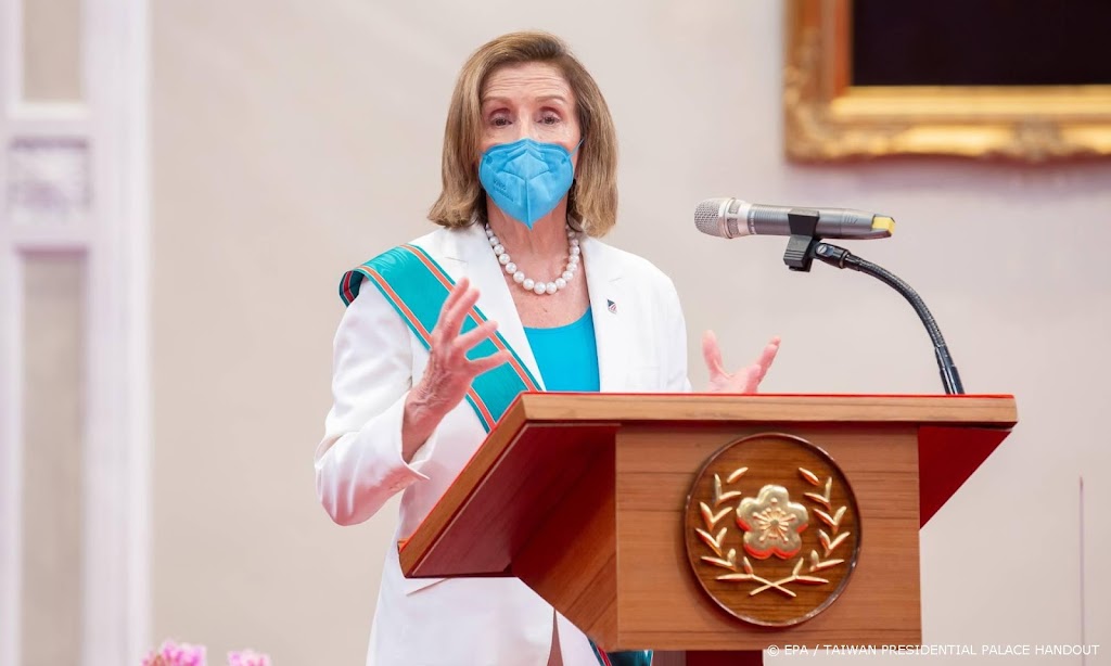 Pelosi wil dat Taiwan vrij en veilig blijft