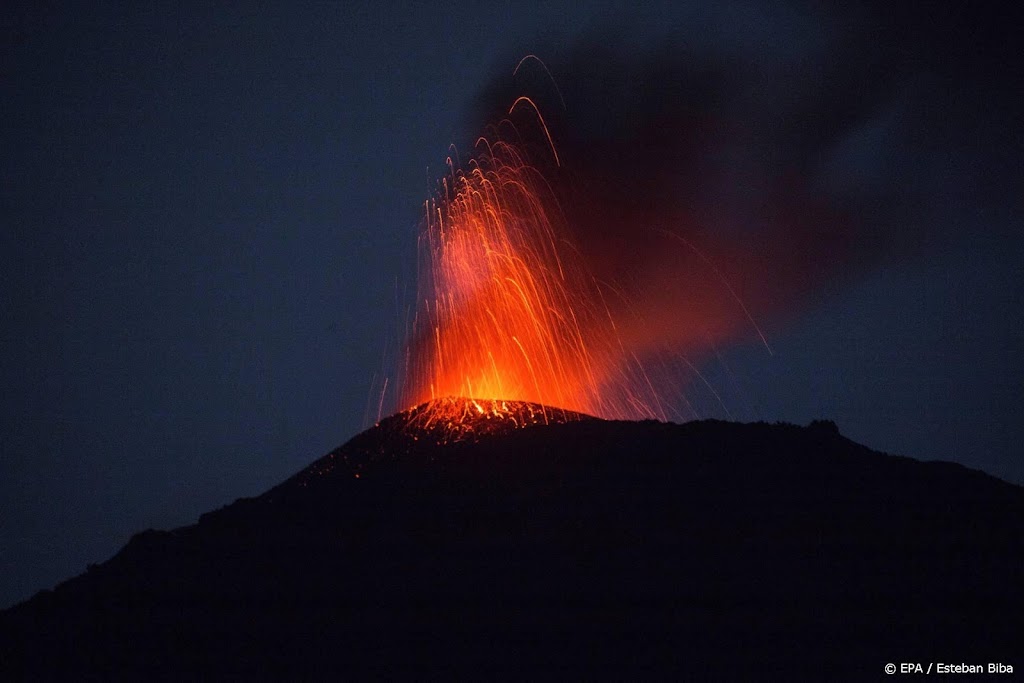 Vulkanische uitbarsting in IJsland 