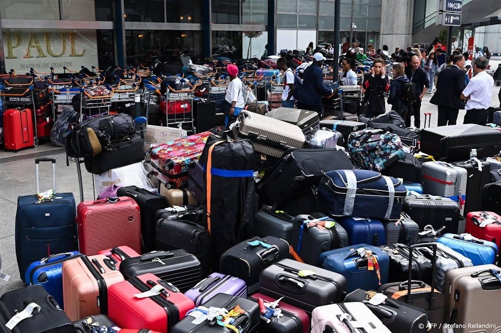 Bagagechaos op luchthaven Parijs door technische problemen