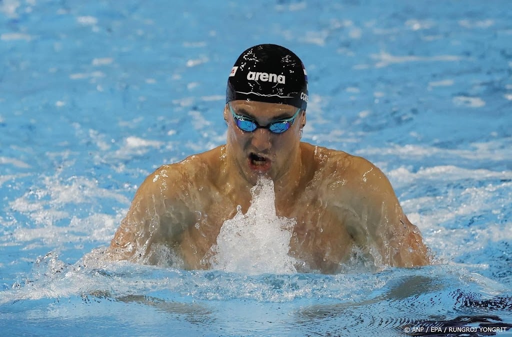 Estafettezwemmers in nationaal record naar WK-finale 4x100 wissel