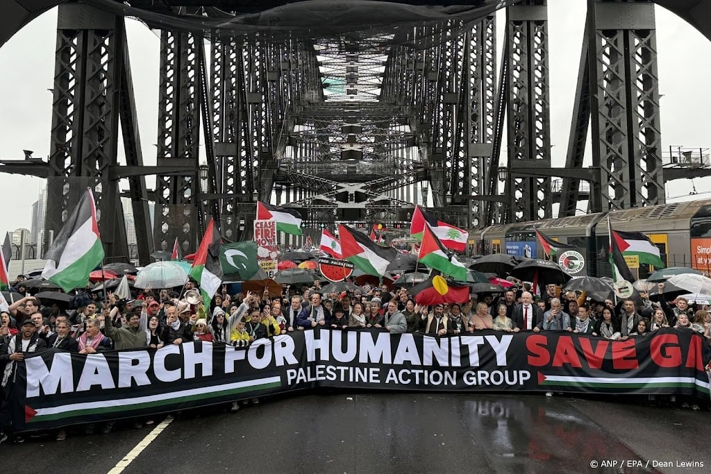 Duizenden Australiërs demonstreren voor vrede in Gaza 