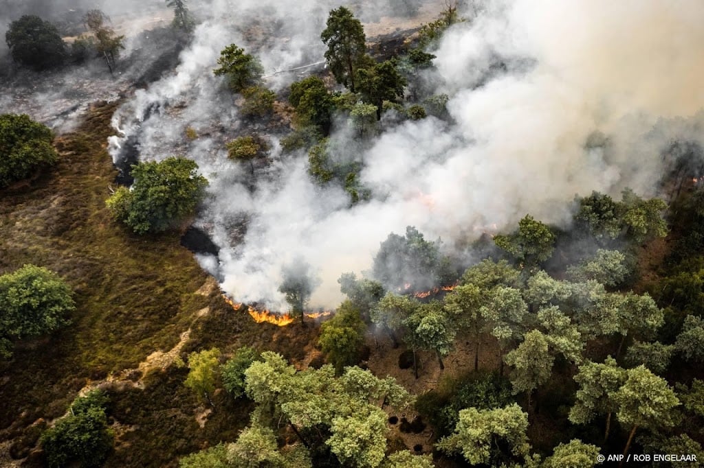 Grote natuurbrand ten oosten van Rosmalen