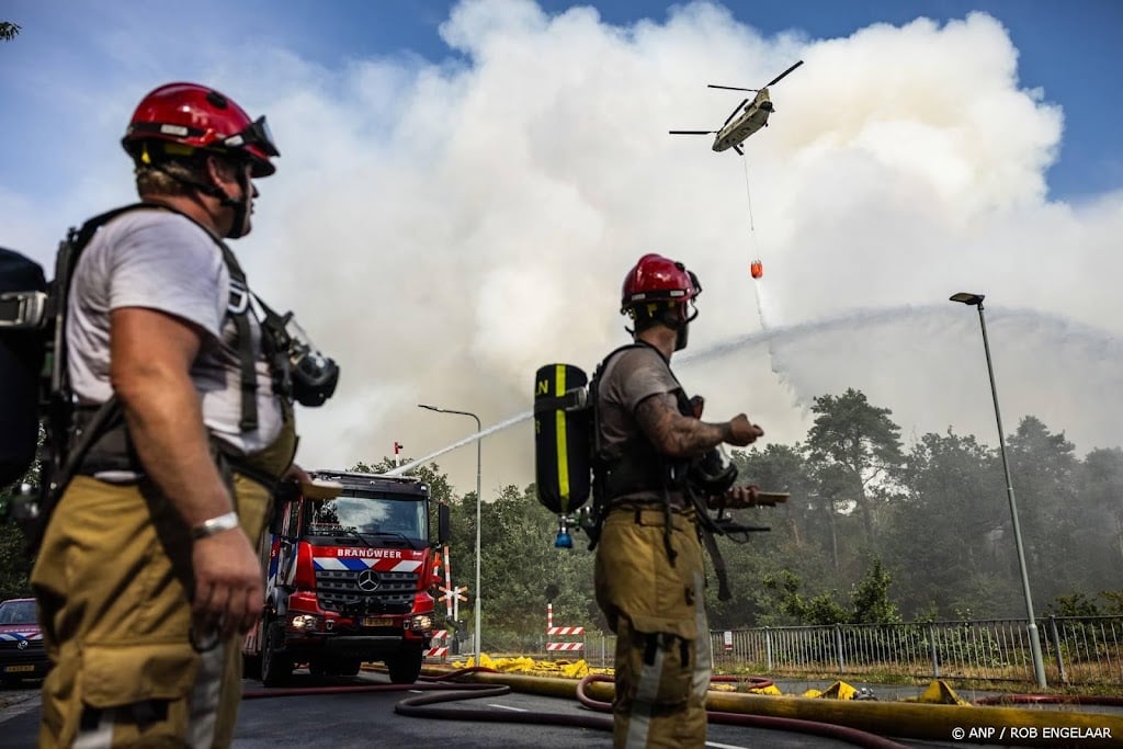 Limburgse natuurbrand breidt zich nog uit