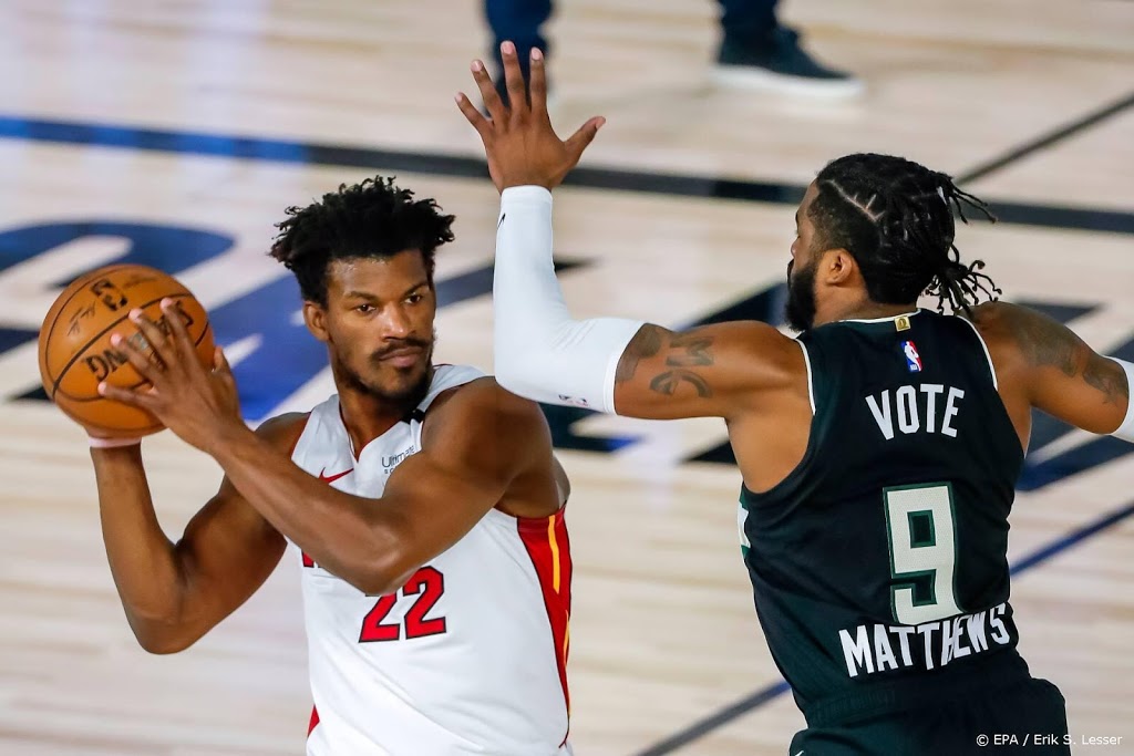 Heat weer te sterk voor Bucks in play-offs NBA