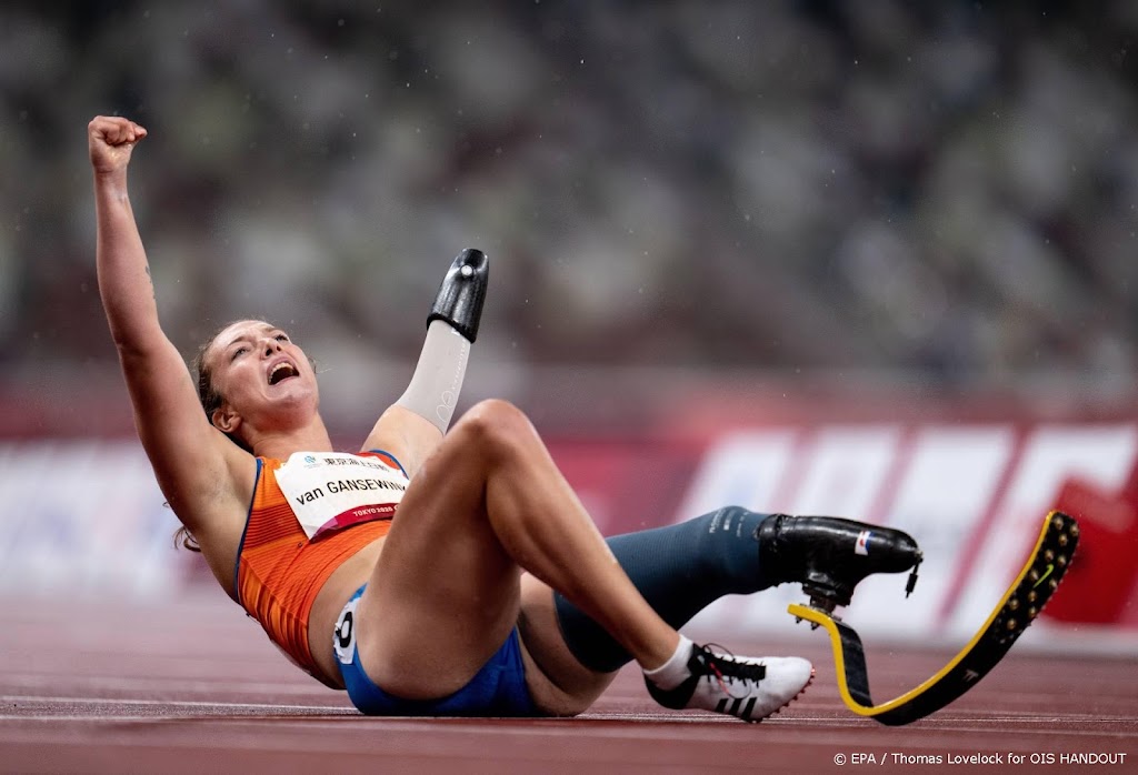 Para-atlete Van Gansewinkel pakt ook goud op 100 meter