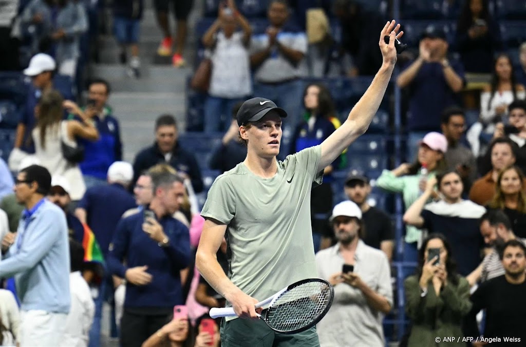 Sinner door naar kwartfinale US Open