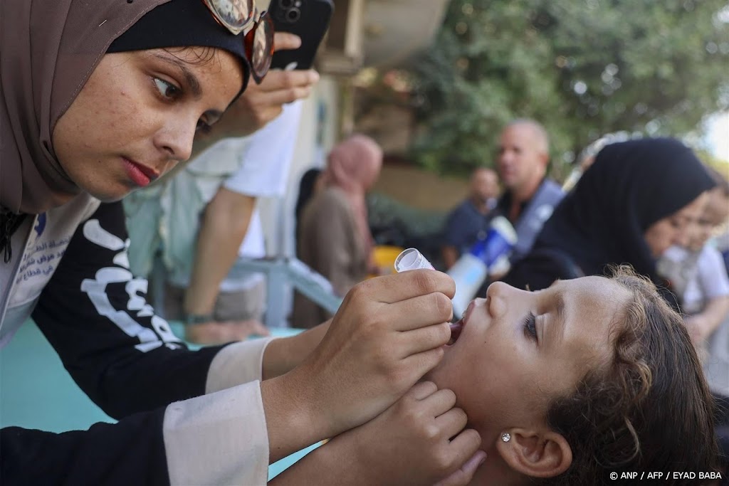 Vaccinatiecampagne tegen polio verloopt voorspoedig in Gaza