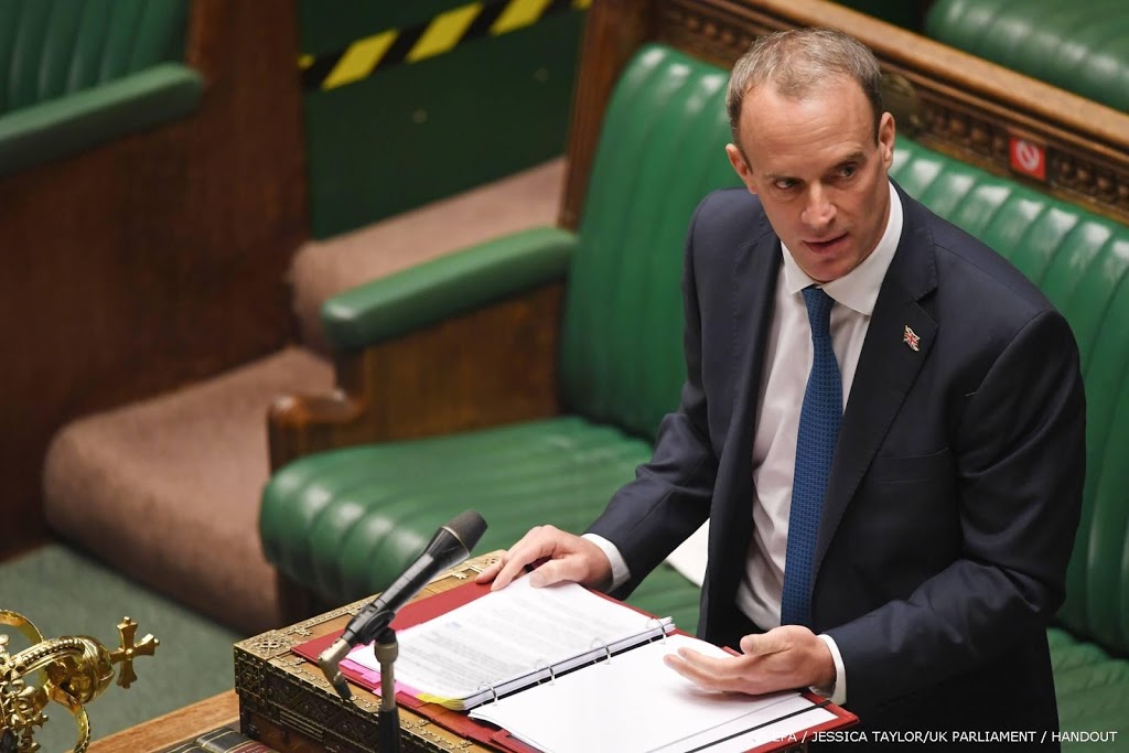 Britse minister Raab vreesde voor premier Johnsons leven