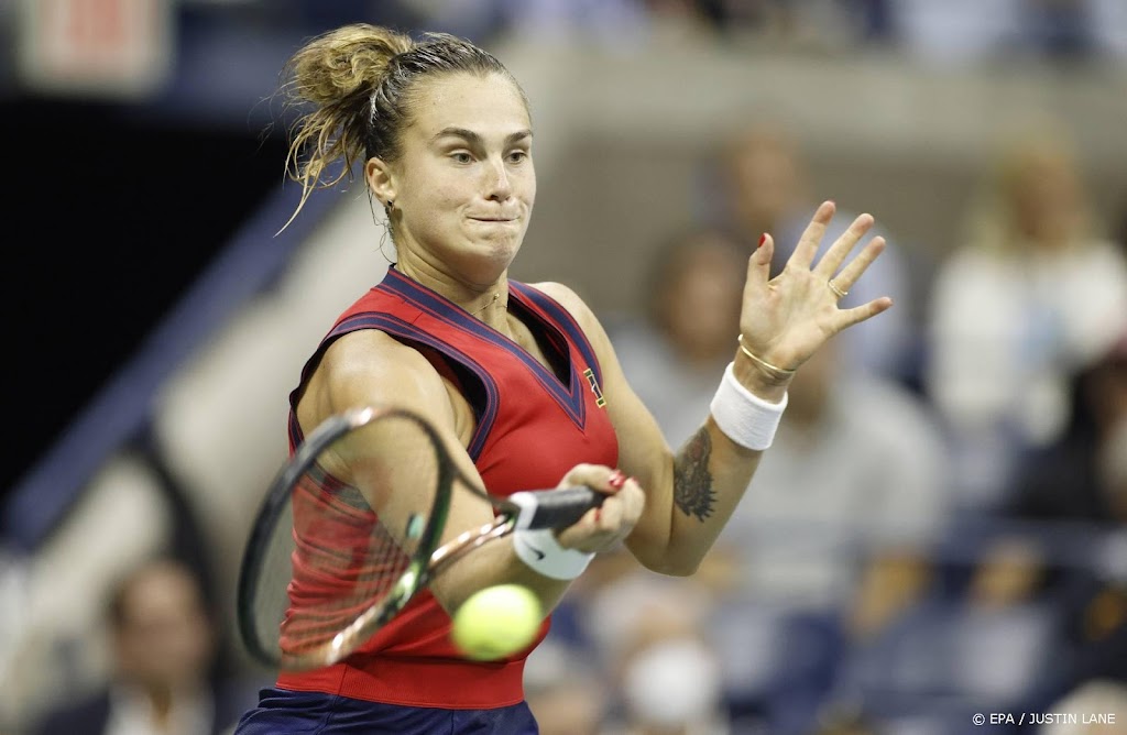 Arina Sabalenka test positief op coronavirus
