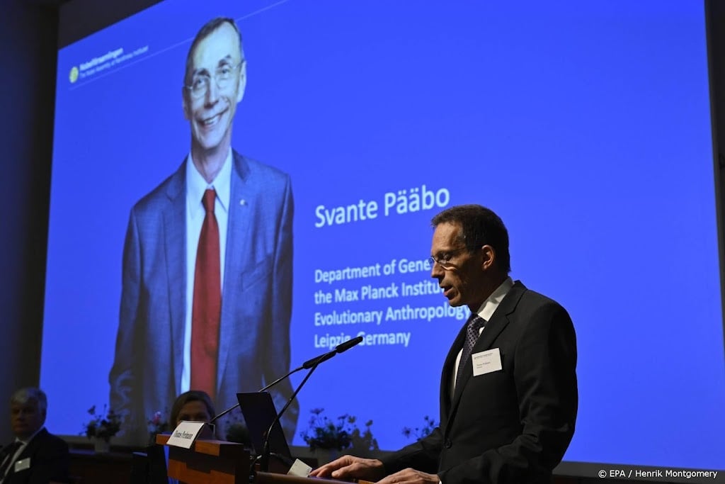 Zweedse evolutiespecialist Svante Pääbo wint Nobelprijs 