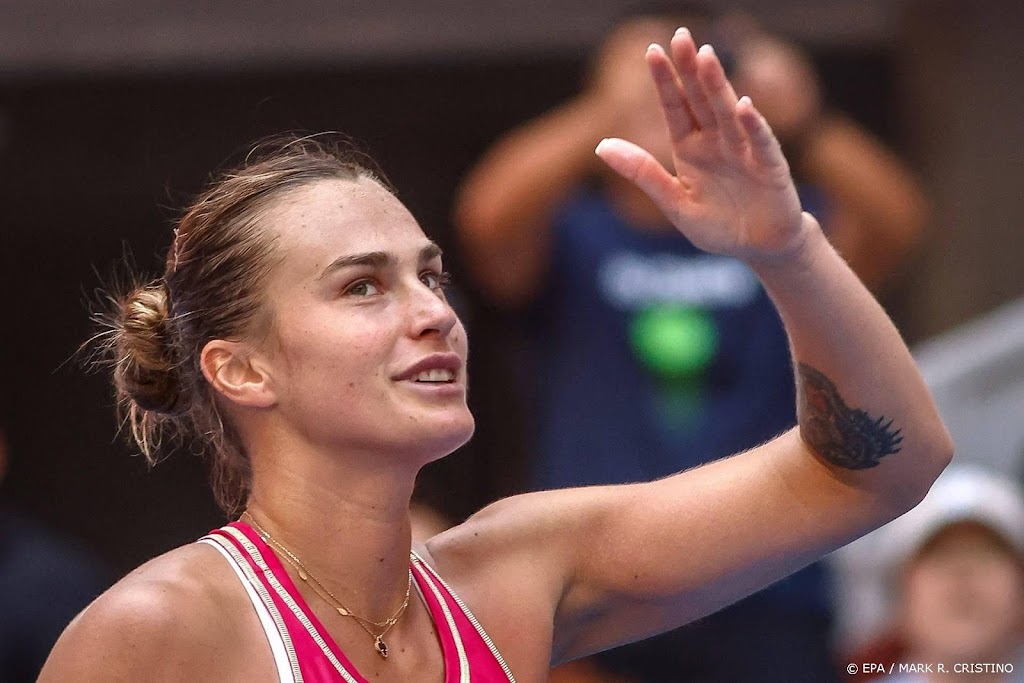 Sabalenka met moeite verder op tennistoernooi Beijing