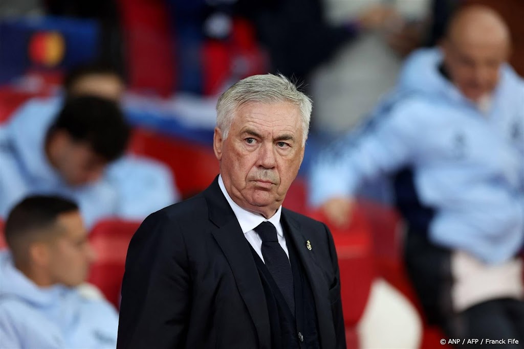 Trainer Ancelotti baalt van 'behoorlijk slecht' optreden Real