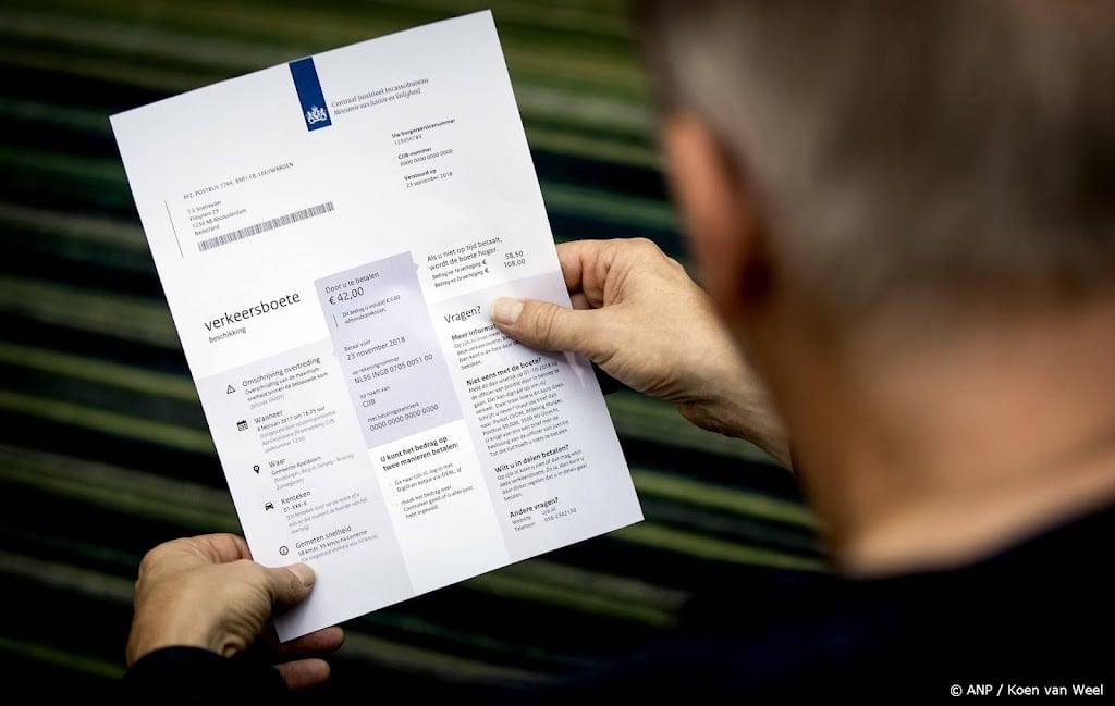 Verzoek Kamer: laat verkeersboetes niet meestijgen met inflatie