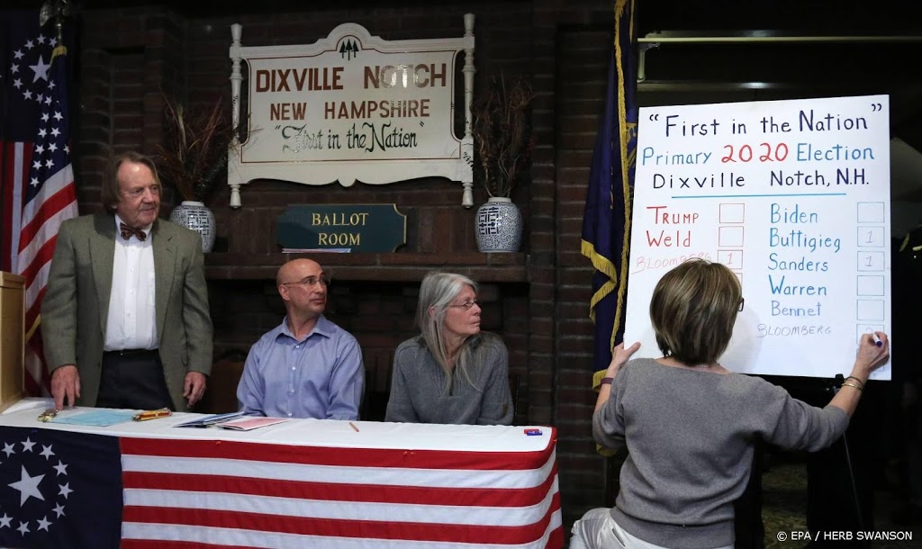 Eerste uitslag Amerikaanse verkiezingen bekend