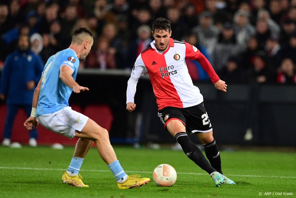 Feyenoord na zege op Lazio als groepswinnaar naar achtste finales