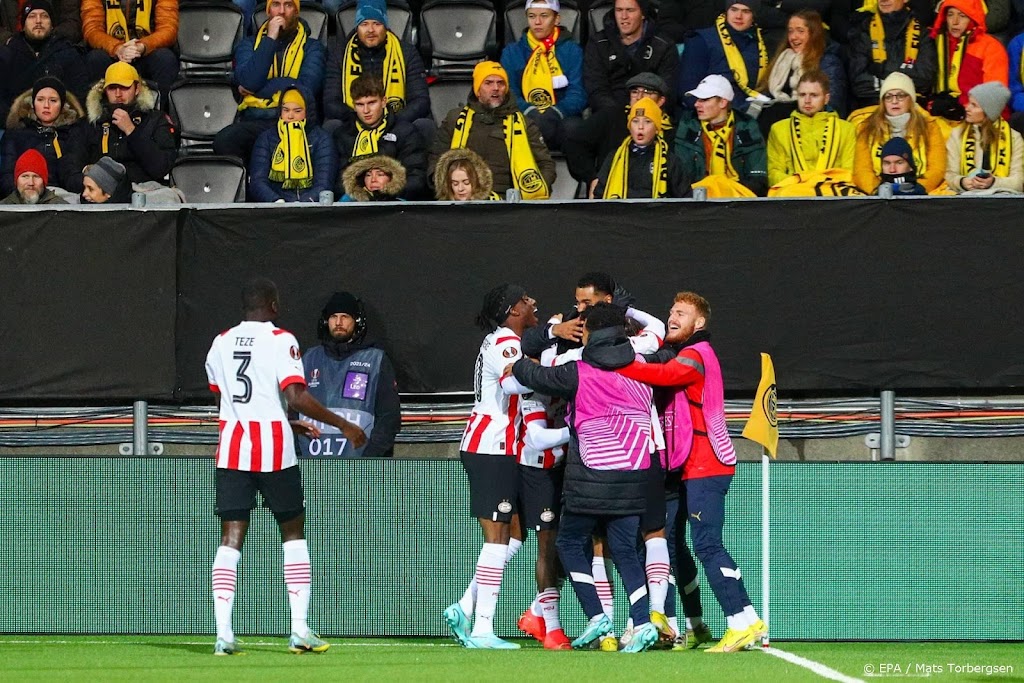 PSV sluit Europese groepsfase af met winst in Noorwegen
