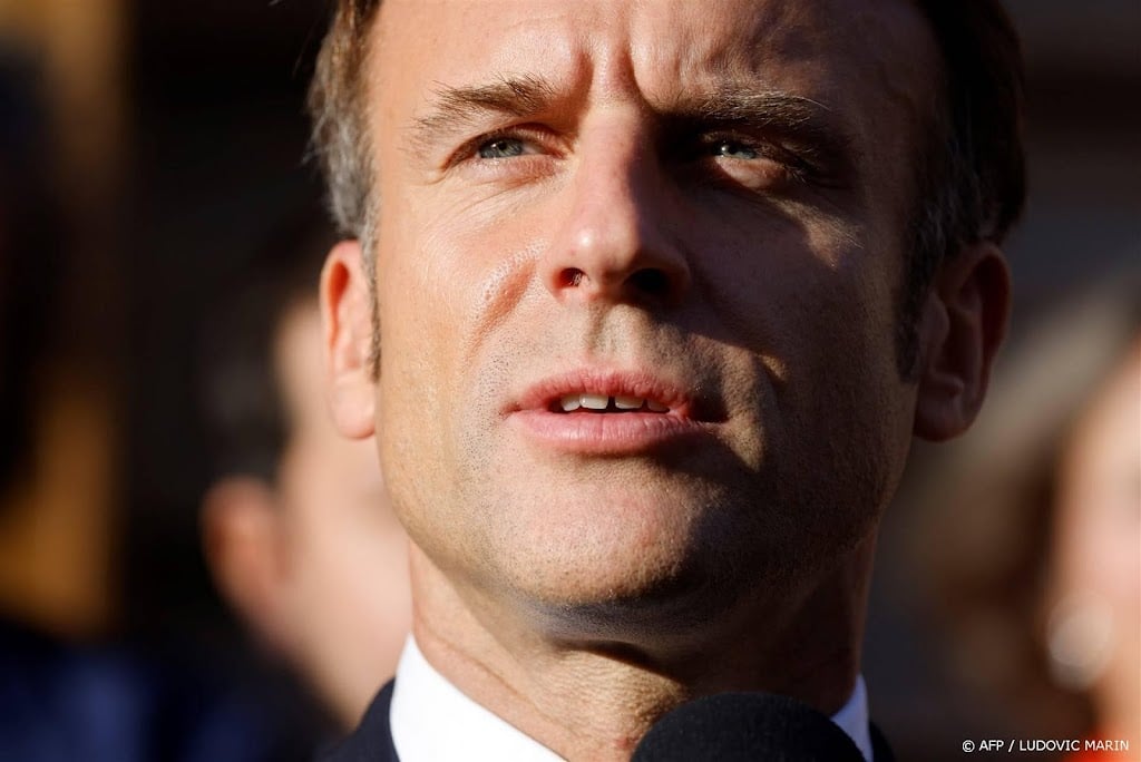 Macron: 9 november top over humanitaire situatie Gazastrook