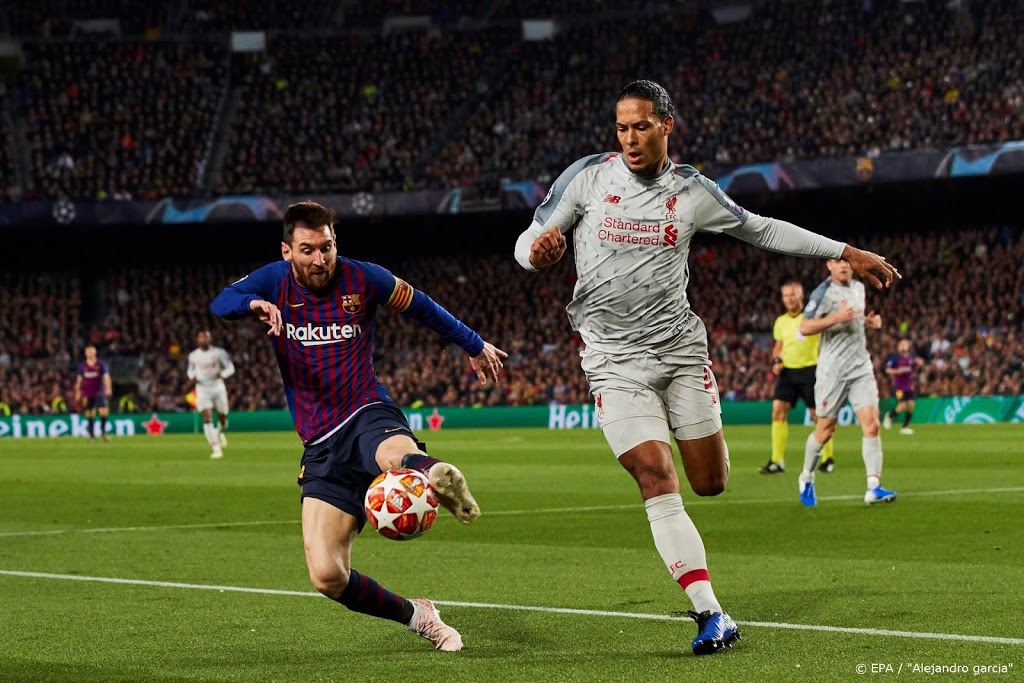 Van Dijk slechts 7 punten achter Messi