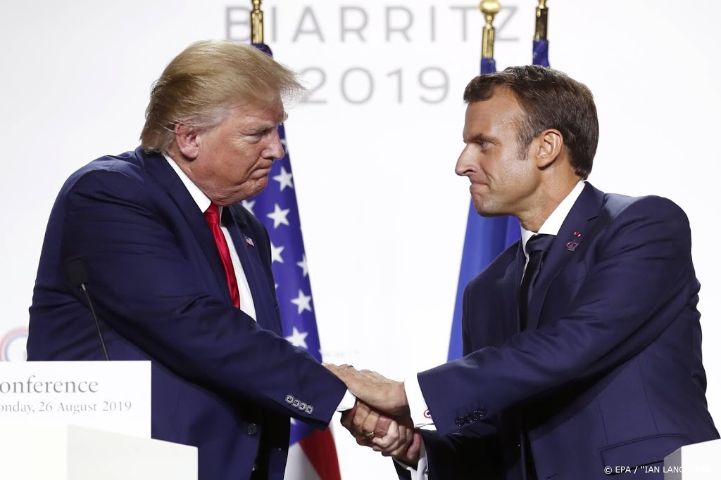 Trump verwacht oplossing met Frankrijk