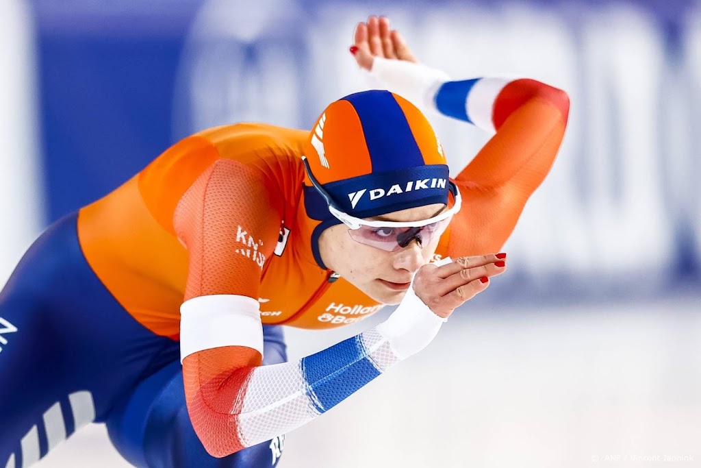 Schaatsster Kok in Nederlands record derde op 500 meter