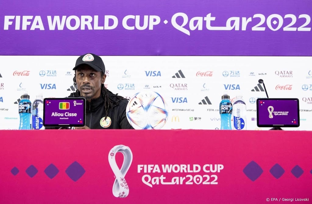 Bondscoach Senegal ziek in aanloop naar WK-duel met Engeland