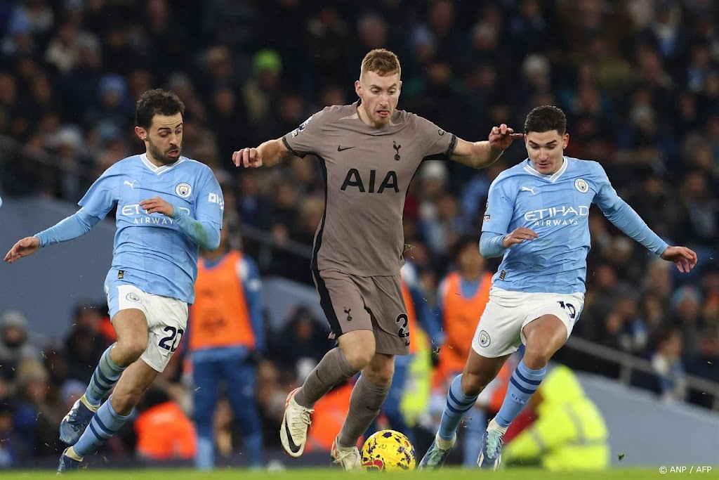 Manchester City geeft zege tegen Tottenham Hotspur uit handen