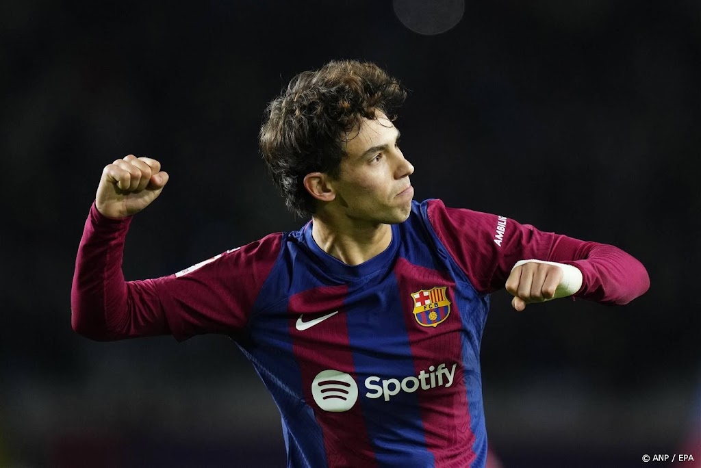 Huurling Félix helpt Barcelona aan zege op 'zijn' Atlético Madrid