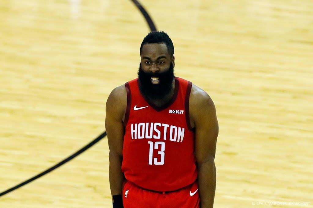 Harden leidt Rockets naar zege in basketbalcompetitie NBA