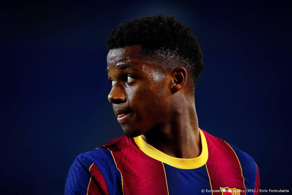Barcelona meldt voorspoedig herstel Ansu Fati