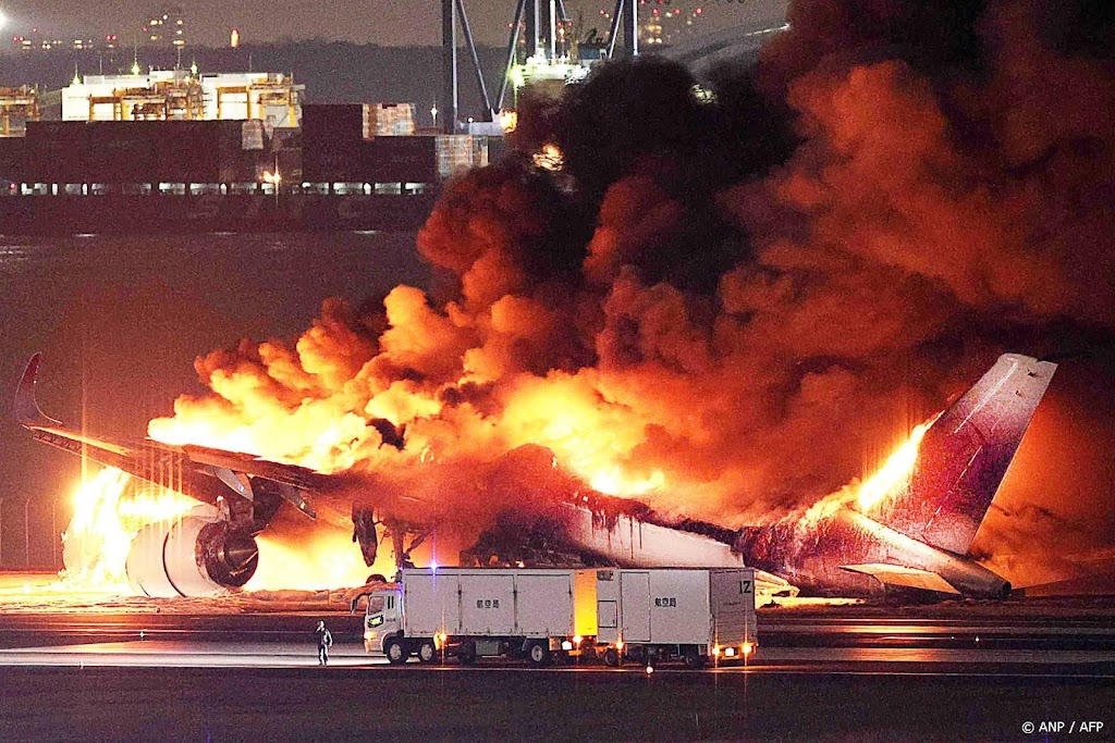 Piloten Japan Airlines zagen toestel van kustwacht niet