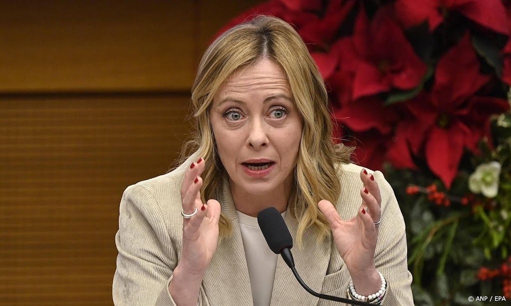 Meloni: Italië groeit in 2024 harder dan het Europees gemiddelde