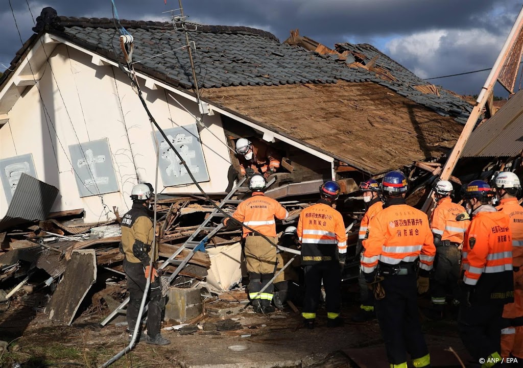Nog 179 vermisten na aardbeving Japan