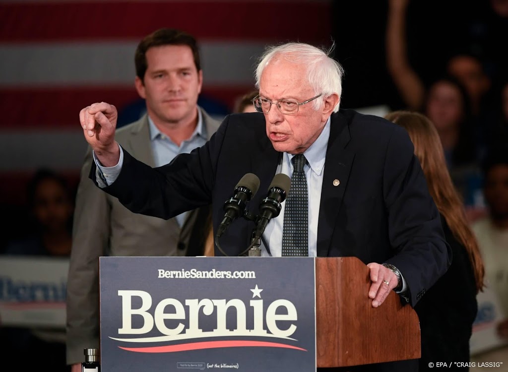 'Bernie Sanders aan de leiding in voorverkiezing Iowa'