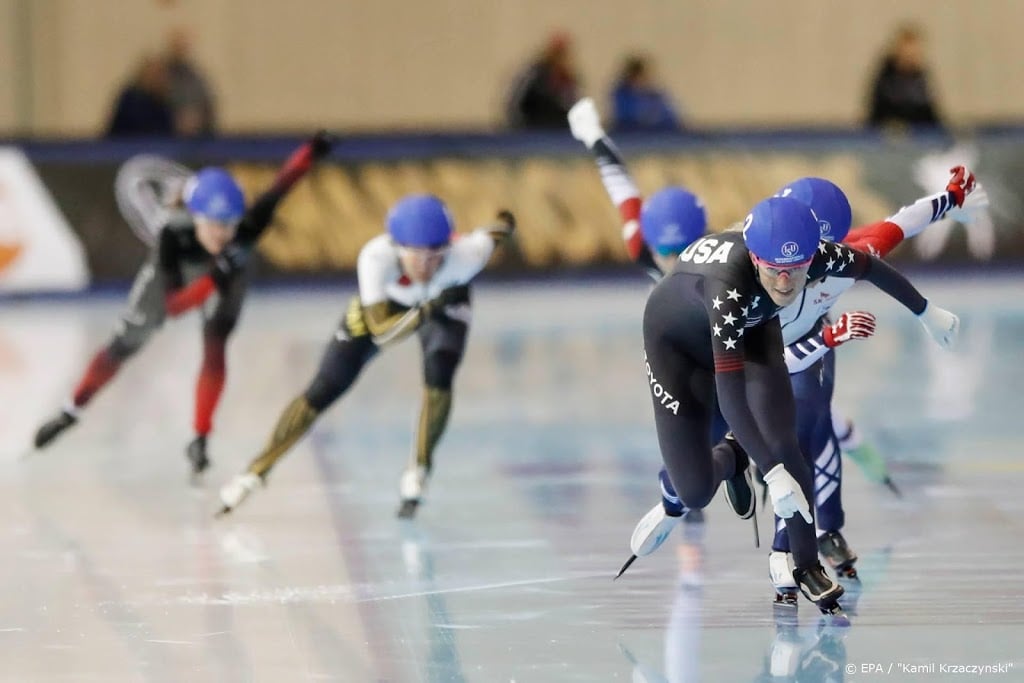Gezondheidscontrole voor schaatsers in Calgary