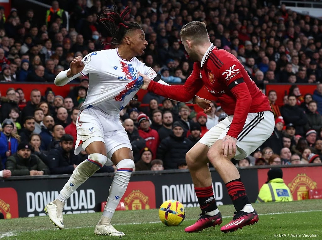Manchester United wint met moeite van Crystal Palace