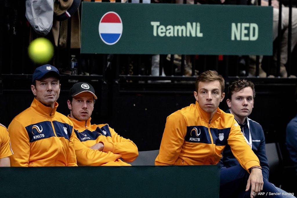 Tennissers dicht bij Daviscup Finals na overwinning Van Rijthoven