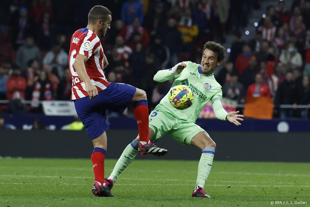 Atlético Madrid laat punten liggen tegen Getafe