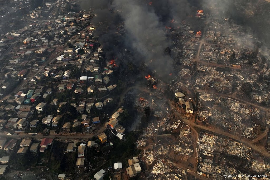 Aantal doden bosbranden Chili flink opgelopen