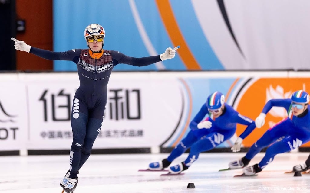 Shorttracker Van 't Wout voelde zich nog nooit zo goed en sterk
